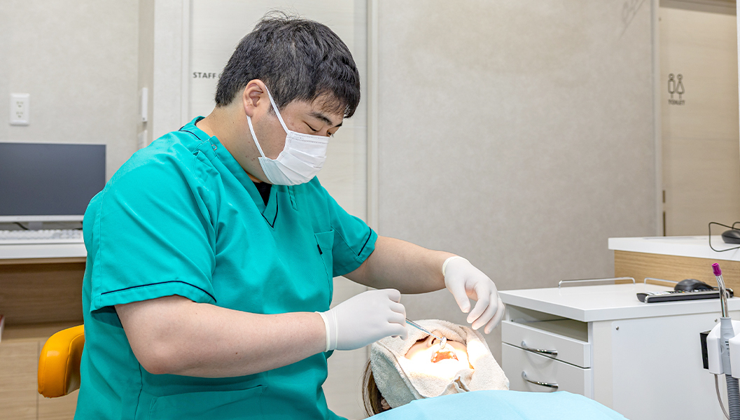 布施のなるべく歯を削らない治療