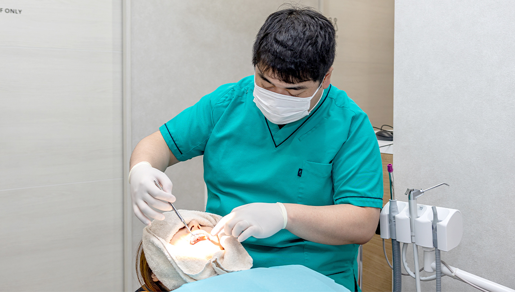 布施のなるべく歯を削らない治療